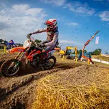 Tom Koch freute sich über den ersten ADAC MX Masters-Laufsieg seiner Karriere