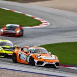#92 Wimmer Werk Motorsport / Emil Heyerdahl / Raphael Rennhofer / Porsche 718 Cayman GT4 RS CS, Red Bull Ring