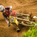 ADAC MX Masters, Tensfeld, Mike Stender ( Deutschland / Suzuki / Team Castrol Power 1 Suzuki Moto-Base ) auf seiner Maschine beim ADAC MX Masters