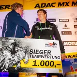 Sieger in der Teamwertung wurde das Monster Energy Kawasaki Elf Team Pfeil