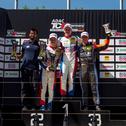 Das Podium der ADAC TCR Germany auf dem Salzburgring