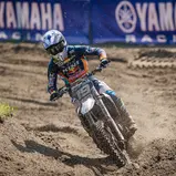 Raivo Laicans furh seinen ersten Laufsieg im ADAC MX Junior Cup 125 ein