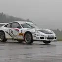 Sieger der schwäbischen Regenspiele: Timo Bernhard und Michael Kölbach im Porsche 911 GT3