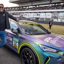 Handball-Hühne Oliver Roggisch drehte eine Runde im DTM Leading Car
