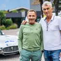 Prominente Oldtimer-Fans: Fußballweltmeister Klaus Augenthaler und „Tatort-Kommissar“ Richy Müller bei der ADAC Europa Classic 2024