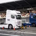Das Mercedes-AMG Team Landgraf gewann den Wettbewerb „DTM-Trucks Go and Stop“ 