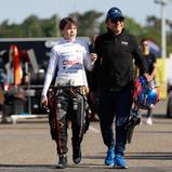 Formel-1-Atmosphäre in Hockenheim: Emerson Fittipaldi jr. (15/BRA/Van Amersfoort Racing) mit seinem Vater, dem zweimaligen Formel-1-Weltmeister Emerson Fittipaldi