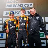 Sieger Christopher Holst und der Drittplatzierte Noah Eichele (beide H&R Das Juniorteam! by ME Motorsport, Sachsenring 2026