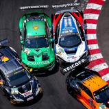 Tür an Tür bei der DTM am Norisring: Mirko Bortolotti, Marco Wittmann und Timo Glock (l-r)