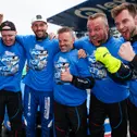 Großer Jubel bei Schubert Motorsport über die erste Pole-Position der Saison