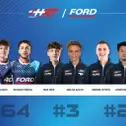 Finn Wiebelhaus, Salman Owega, Max Reis, Niklas Kalus, Dennis Fetzer, Jonathan Cecotto (v.l.)  (Foto: HRT Ford Performance)