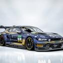 Im blauen Ford Mustang GT3 #1 mit goldenen Akzenten nehmen Max Reis und Emil Gjerdrum Platz (Foto: Haupt Racing Team)