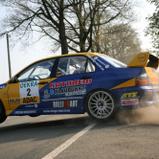 Dritter Sieg in Folge: Hermann Gaßner im Mitsubishi Lancer