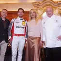 ADAC GT Masters Kick-Off München -Thomas Voss, Robert Renauer, Renata DePauli, Alfons Schuhbeck (v.l.n.r.)<br/> Urheber: DePauli AG
