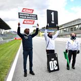 ADAC Sportpräsident Hermann Tomczyk (l.) gab das Start-your-engines-Signal für das 200. Rennen