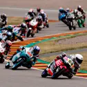 Ebenfalls am Messestand zu sehen: Eine Moto3-Bike von PrüstelGP