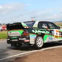 Starker Auftritt beim Heimspiel: Raphael Ramonat im Mitsubishi Lancer