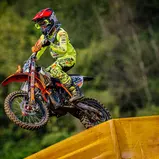 Luca Frank ( Deutschland / KTM / ADAC Hessen-Thüringen MX Rookie-Team ) beim ADAC MX Junior Cup