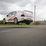 DRM, ADAC Rallye Masters 2019, 4. Lauf, ADAC Rallye "Rund um die Sulinger Bärenklaue", Patrik Dinkel, Mitsubishi Lancer Evo 9