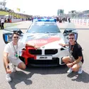 DTM-Champion Sheldon van der Linde und sein Bruder Kelvin beim LIQUI MOLY Motorrad Grand Prix Deutschland