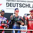 Die drei Bestplatzierten des MotoGP-Rennens