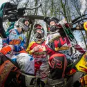 ADAC MX Masters, Früstlich Drehna, Sebastien Pourcel ( KTM / Frankreich ), Jeremy Seewer ( Suzuki / Schweiz ), Marcus Schiffer ( Suzuki / Deutschland )