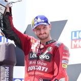 Im Jahr 2022 feierte der „Aussie“ mit Rang drei sein bestes MotoGP-Ergebnis auf dem Sachsenring (Foto: Red Bull Content Pool)