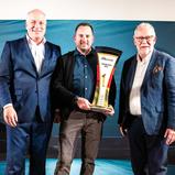 Dr. Claudius Leibfritz (Vorstand ADAC SE), Daniel Schellhaas (W&S Motorsport), Dr. Hilmar Siebert (Vizepräsident ADAC e.V.), ADAC GT4 Germany Gala, Hockenheim 