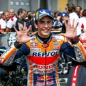 Marc Marquez aus Spanien gewann klassenübergreifend seine zehn letzten Rennen in Sachsen