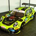 Auffallend: das schwarz-gelbe Design des SSR-Porsche 911 GT3 R Auffallend: das schwarz-gelbe Design des SSR-Porsche 911 GT3 R