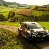 Der Finne Kalle Rovanperä (Toyota GR Yaris Rally1) holte bei der Central European Rally den Gesamtsieg