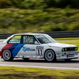 Herbert und Nico Wittmann drehten Demorunden in einem im BMW M3 von 1989