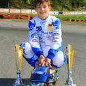 Marius Zug (14) gewann zum Auftakt des Kart Masters beide Wertungsläufe