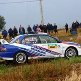 DRM, ADAC Rallye Masters 2019, 4. Lauf, ADAC Rallye "Rund um die Sulinger Bärenklaue", Helmut Beckmann, Mitsubishi Lancer Evo 8