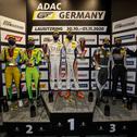 Das Podium der ADAC GT4 Germany vom Sonntag