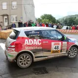 Starker Youngster auf Rang drei: Johannes Dambach im Suzuki Swift