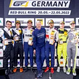 Podium Rennen 1 ADAC GT4 Germany, Red Bull Ring