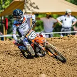 Finn Lange eroberte mit dem Tagessieg die Meisterschaftsführung der DMX 125 zurück