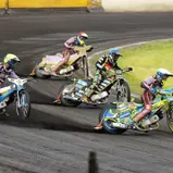 Speedway-Spezialist Erik Bachhuber ist der Umstieg auf die größere 500 ccm-Maschine gelungen