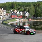 Erstes DRM-Podest: Yannik Neuville im Skoda Fabia S2000