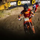 Emil Ziemer hält mit der Poleposition seine Meisterschaftshoffnungen im ADAC MX Junior Cup 125 aufrecht