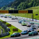 Volles Feld beim Gastspiel der ADAC GT4 Germany auf dem Red Bull Ring