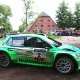 Will Zeltner wichtige Punkte entreißen: Mark Wallenwein im Skoda Fabia R5