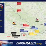 Rund 310 WP-Kilometer umfassen die Wertungsprüfungen der Central European Rally in diesem Jahr. Erstmals absolviert die WRC dabei am Freitag Prüfungen in drei unterschiedlichen Ländern