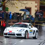 #81 Heinz-Otto Sagel / Marvin Pollmeier (MSC Gütersloh e.V. im ADAC, Porsche Cayman S), ADAC 3 Städte Rallye