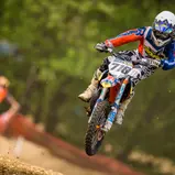 ADAC MX Masters, Möggers, Maksim Kraev ( KTM / Russland ) im ADAC MX Junior Cup
