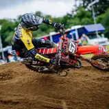 Edvards Bidzans ( Lettland / Husqvarna / KMP Honda Racing powered by Krettek ) beim ADAC MX Youngster Cup