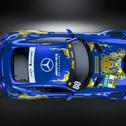 Die Startnummer 80 von Maro Engel ist eine Hommage an das 80-jährige Jubiläum von Ravenol (Foto: Mercedes-AMG)