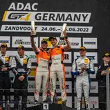 Das Samstagspodium der ADAC GT4 Germany aus Zandvoort
