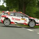 Der Gesamtdritte Dominik Dinkel hat die ADAC Rallye Stemweder Berg 2021 gewonnen